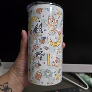 Bluey back to school child size tumbler